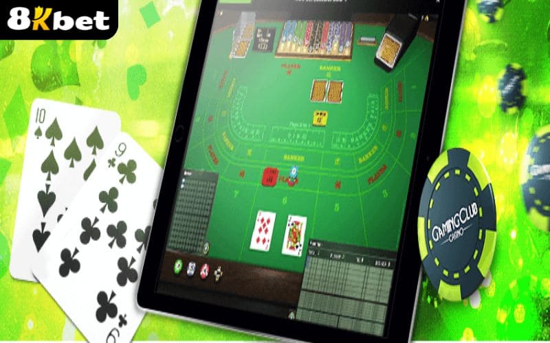 Baccarat online là trò chơi hấp dẫn tại Casino 8KBET