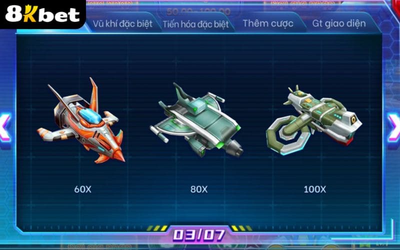 Các mục tiêu cần tiêu diệt trong Bắn Cá Vũ Trụ