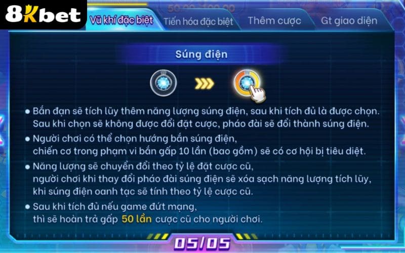 Các tính năng hỗ trợ trong Bắn Cá Vũ Trụ