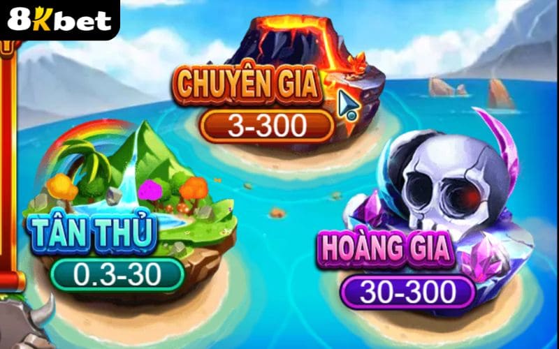 Các phòng cược có tại bắn cá Thợ Săn Rồng