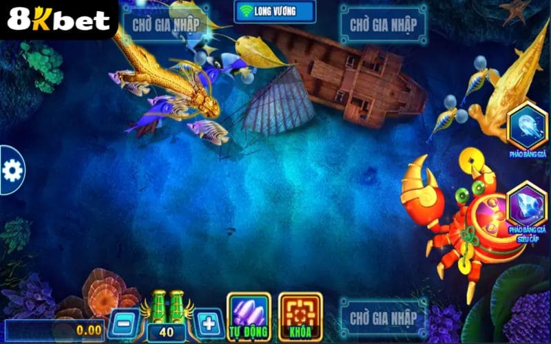 Giao diện chính của bắn cá Long Vương tại 8KBET Giao diện chính của bắn cá Long Vương tại 8KBET