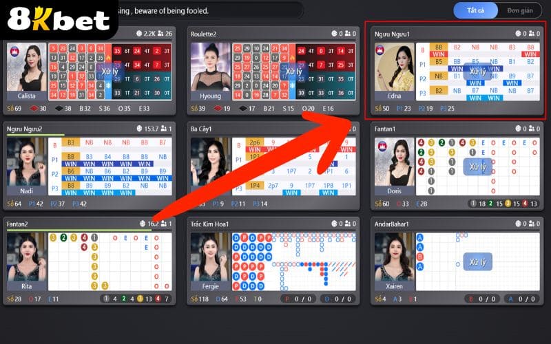 Các bước tham gia cá cược Ngưu Ngưu Online tại Casino 8KBET