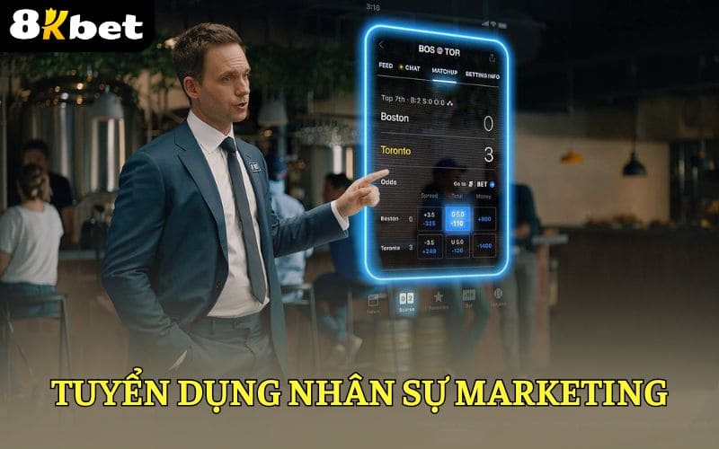 Tuyển dụng 8KBET - nhân viên Marketing